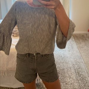 Dress shirt- grey stripes